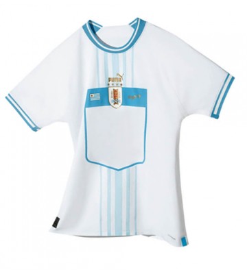 Maillot de foot Uruguay Extérieur Monde 2022 Manches Courte